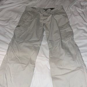 Whiteish Wrangler cargo pants